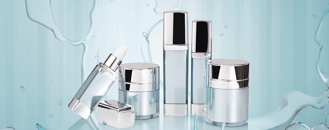 Airless Luxury Acrylic Cosmetic & Skincare Packaging - Spring Drops serie - Cosmetic Packaging Collection - Spring drops Airless Luxury Acrylic Cosmetic & Skincare Packaging - Spring Drops serie - Cosmetic Packaging Collection - Spring drops